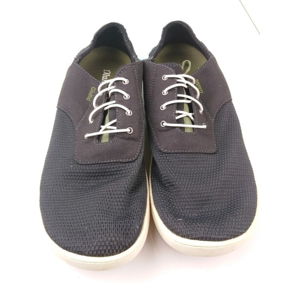 OluKai Nohea Moku Men\'s Size 12 Boat Shoes Black Slip On Sneakers Drop Heels main image 6